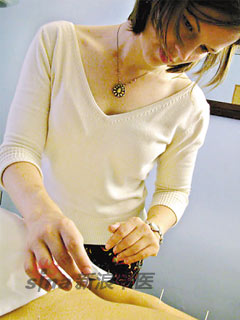 艾灸保健穴位补元气