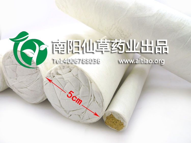 五年陈30:1黄金艾绒50*200粗艾条大艾条养生馆艾灸南阳艾条批发