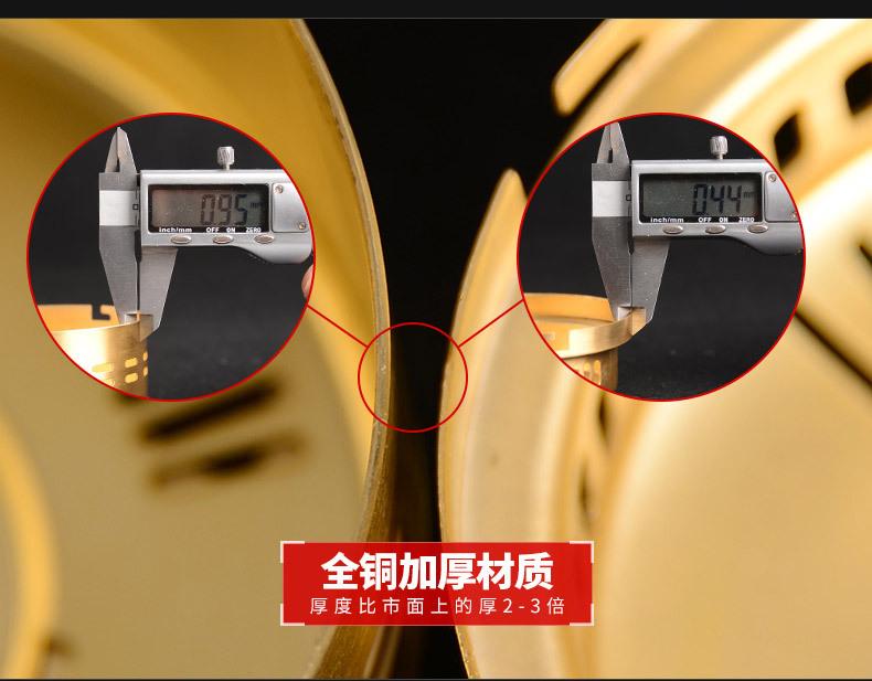 新款加厚纯铜随身灸 艾灸盒便携式无烟保健调温灸盒 艾灸器具批发